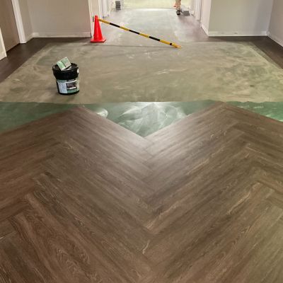 commercial flooring installation process in Hendersonville